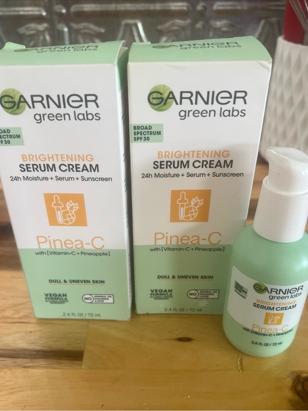 Garnier Green Labs Brightening Serum Cream-Set of 2